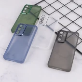 قاب Space سامسونگ Galaxy A55 دور محافظ متال محافظ لنزدار