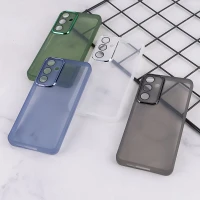 قاب Space سامسونگ Galaxy A55 دور محافظ متال محافظ لنزدار