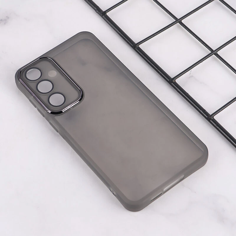 قاب Space سامسونگ Galaxy A55 دور محافظ متال محافظ لنزدار