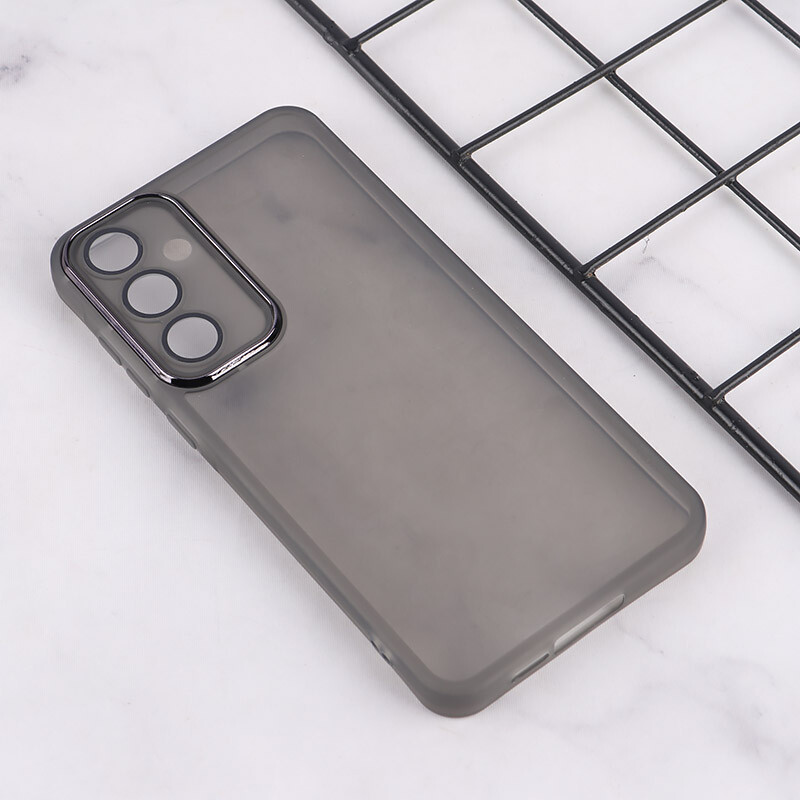 قاب Space سامسونگ Galaxy A55 دور محافظ متال محافظ لنزدار