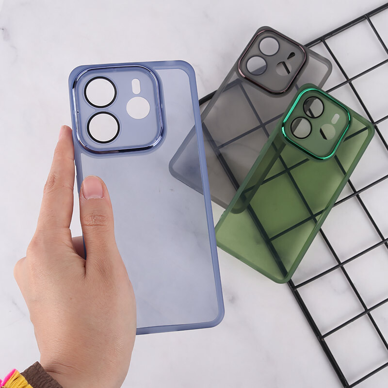 قاب Space شیائومی Redmi Note 14 دور محافظ متال محافظ لنزدار