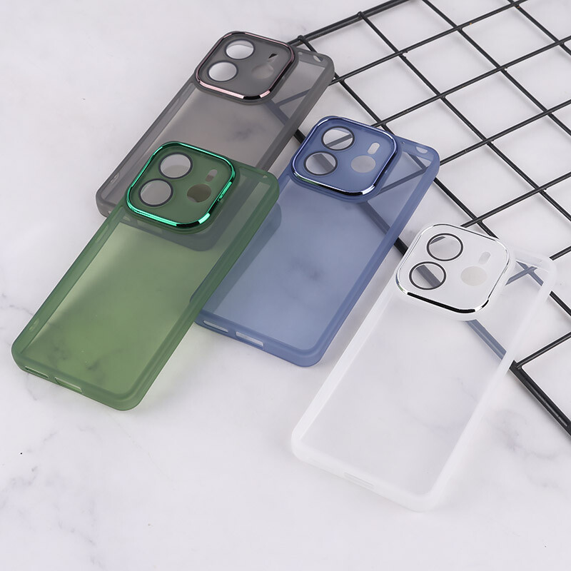 قاب Space شیائومی Redmi Note 14 دور محافظ متال محافظ لنزدار