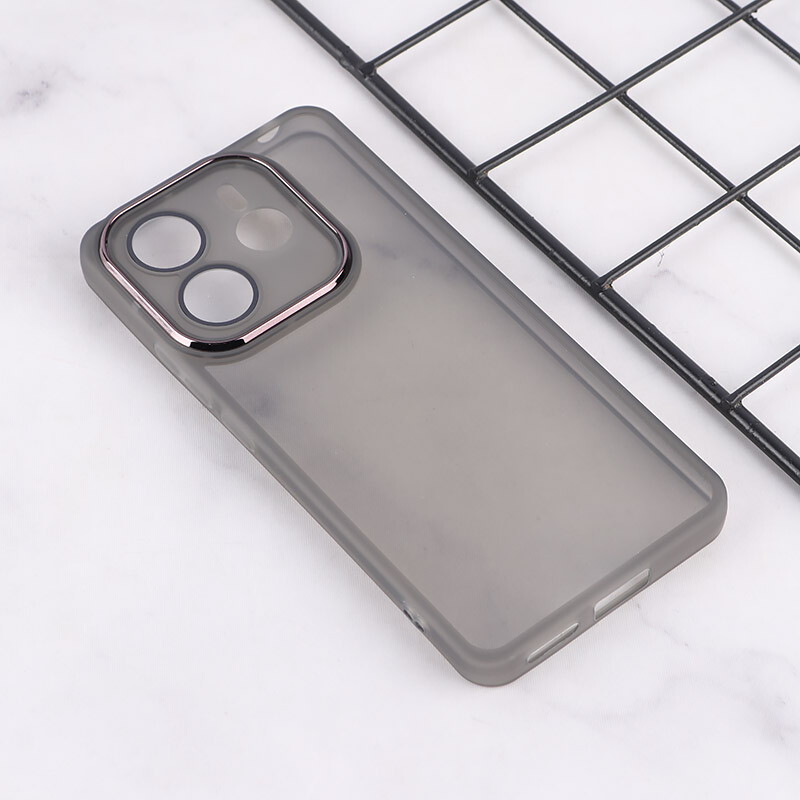قاب Space شیائومی Redmi Note 14 دور محافظ متال محافظ لنزدار