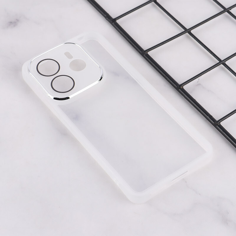 قاب Space شیائومی Redmi Note 14 دور محافظ متال محافظ لنزدار