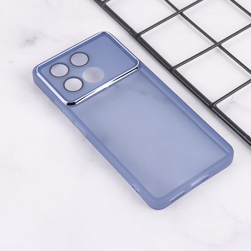 قاب Space شیائومی Poco X6 Pro دور محافظ متال محافظ لنزدار