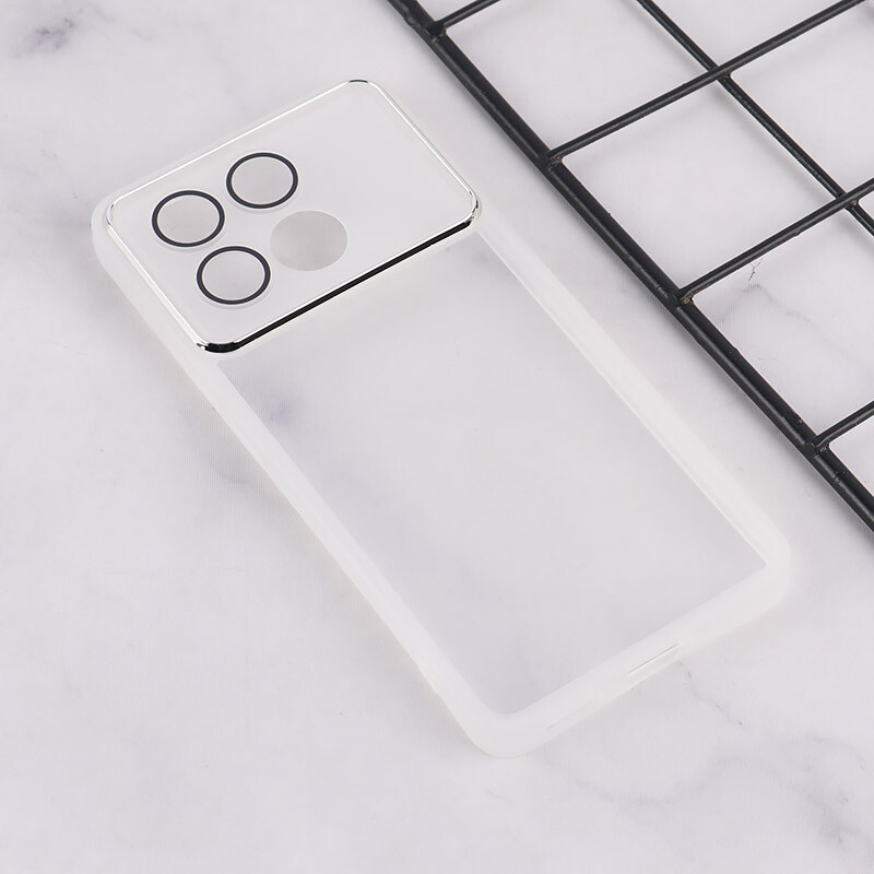 قاب Space شیائومی Poco X6 Pro دور محافظ متال محافظ لنزدار