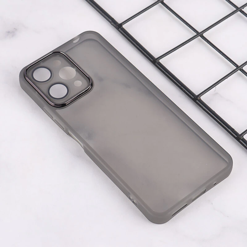 قاب Space شیائومی Redmi 12 دور محافظ متال محافظ لنزدار