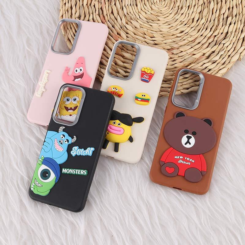 قاب چرمی ژله ای Leather سامسونگ Galaxy A56 طرح دار