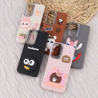 قاب چرمی ژله ای Leather سامسونگ Galaxy A56 طرح دار