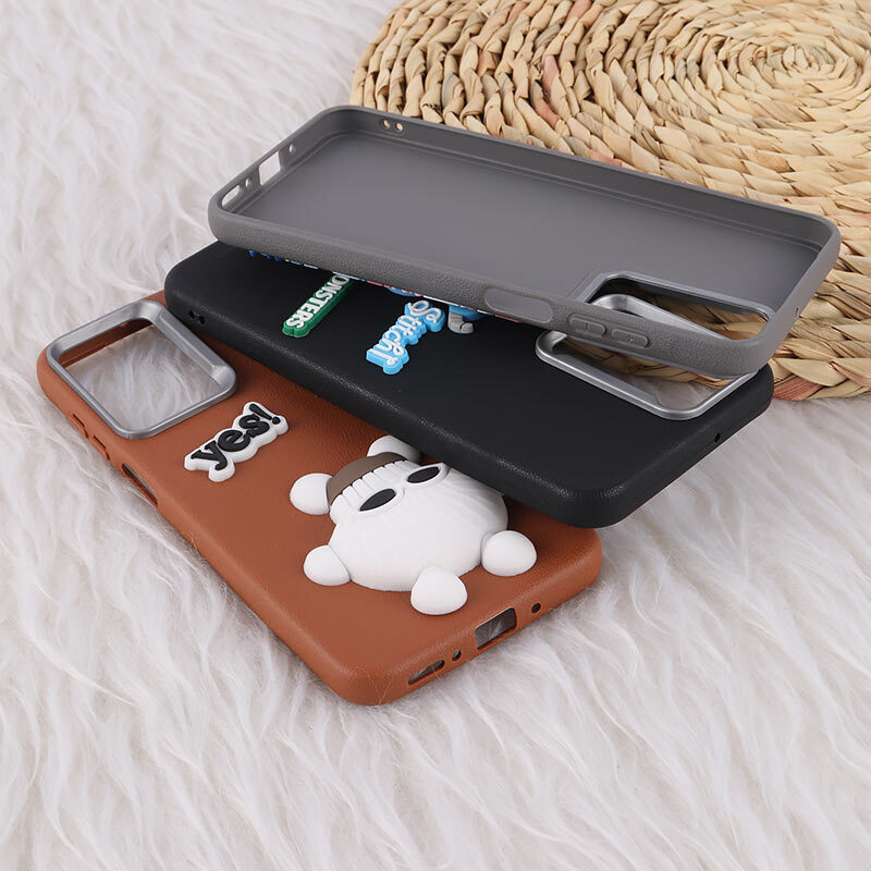 قاب چرمی ژله ای Leather سامسونگ Galaxy A26 طرح دار عروسکی دخترانه