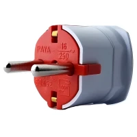 دوشاخه برق ارت دار پایا الکتریک کد 2