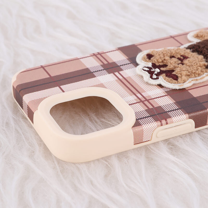 قاب ژله ای آیفون iPhone 13 / 14 طرح Burrbery Teddy