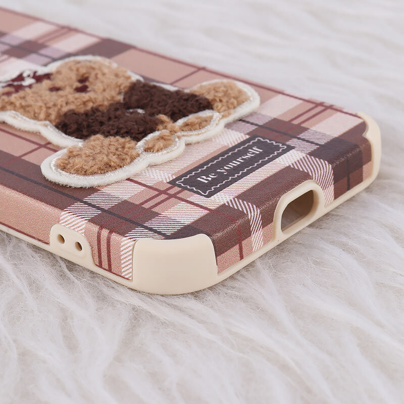 قاب ژله ای آیفون iPhone 15 Pro طرح Burrbery Teddy
