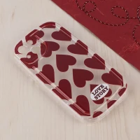 قاب Love Story آیفون iPhone 13 طرح قلب محافظ لنزدار