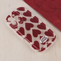 قاب Love Story آیفون iPhone 16 Pro Max طرح قلب محافظ لنزدار