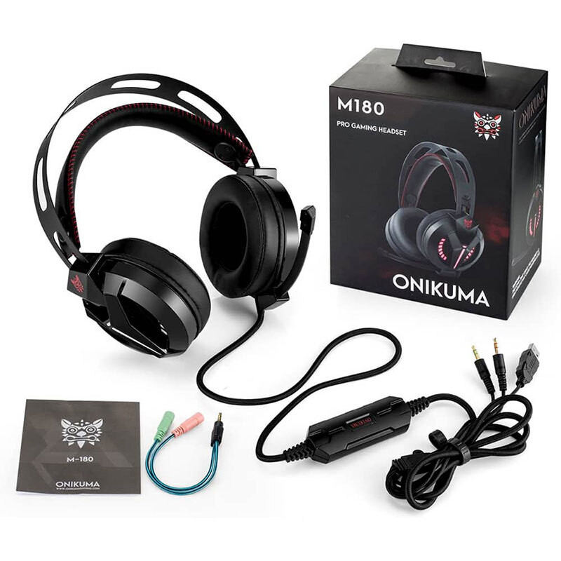 هدست گیمینگ سیم دار Onikuma Combatwing M180 Pro