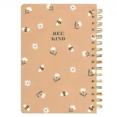 دفتر سیمی 100 برگ طرح BEE Kind دات نوت