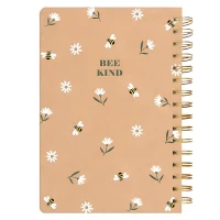 دفتر سیمی 100 برگ طرح BEE Kind دات نوت
