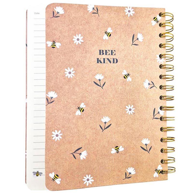 دفتر سیمی 100 برگ طرح BEE Kind دات نوت