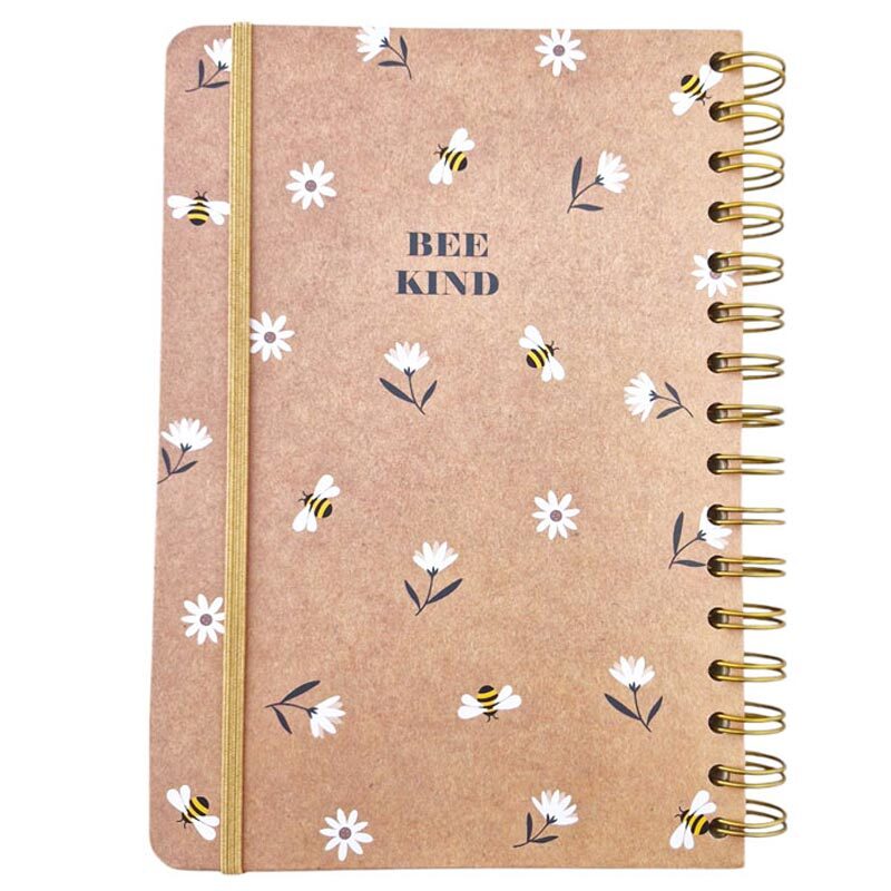 دفتر سیمی 100 برگ طرح BEE Kind دات نوت