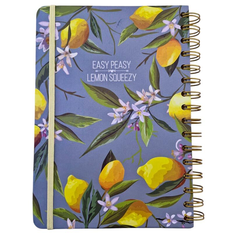 دفتر سیمی 100 برگ طرح Easy Peasy Lemon Squeezy دات نوت