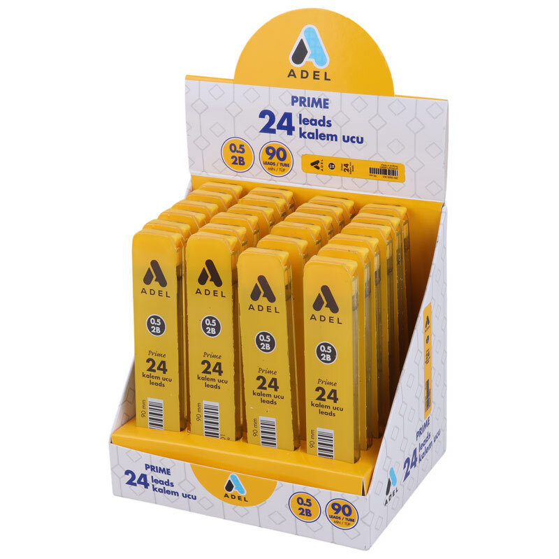 نوک مداد نوکی ادل 0.5 میلی متر Prime بسته 24 عددی