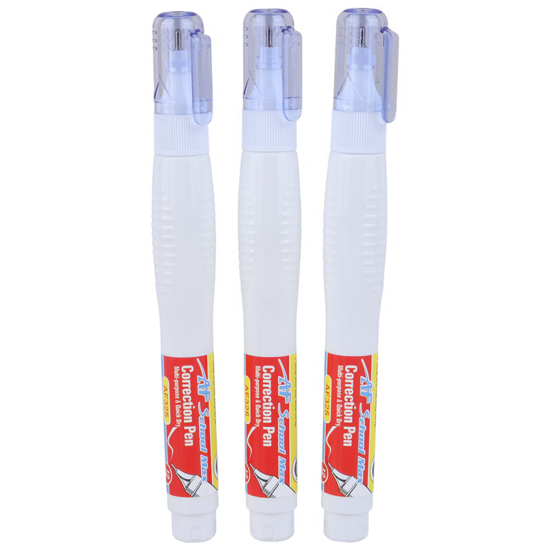 غلط گیر قلمی School Max AF325 12ml بسته 12 عددی