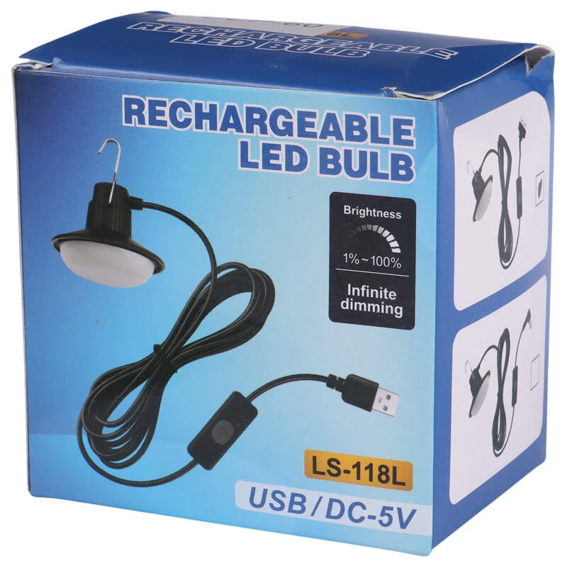 لامپ آویزدار شارژی LS-118L USB