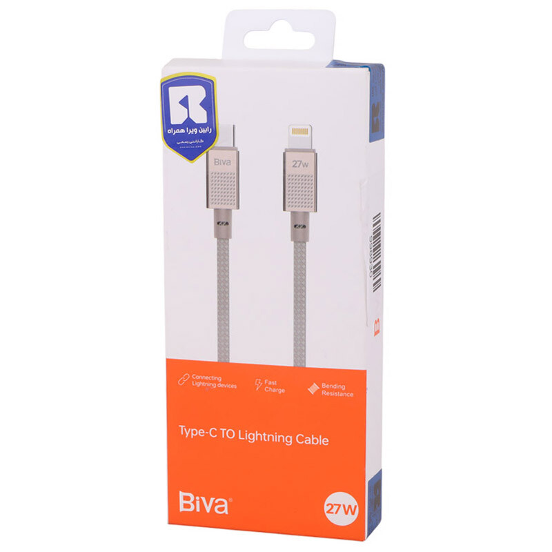 کابل تبدیل فست شارژ Biva C-40CL Type-C To Lightning 3A 27W 1m