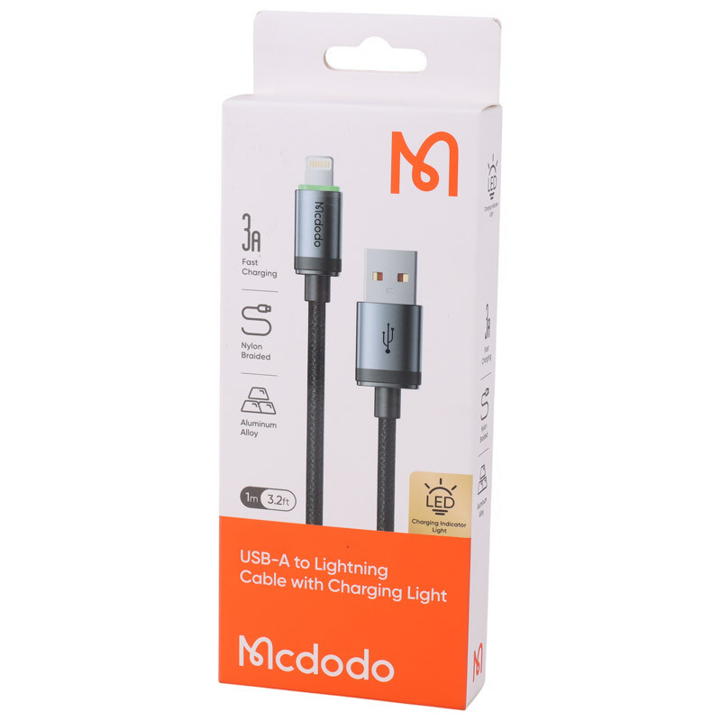 کابل آیفونی فست شارژ Mcdodo CA-203 3A 1m