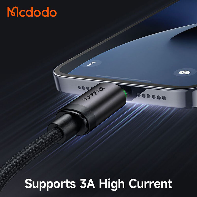 کابل آیفونی فست شارژ Mcdodo CA-203 3A 1m