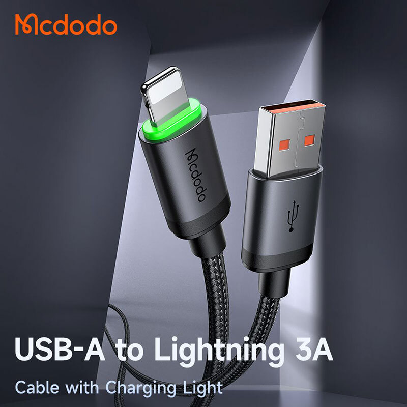 کابل آیفونی فست شارژ Mcdodo CA-203 3A 1m