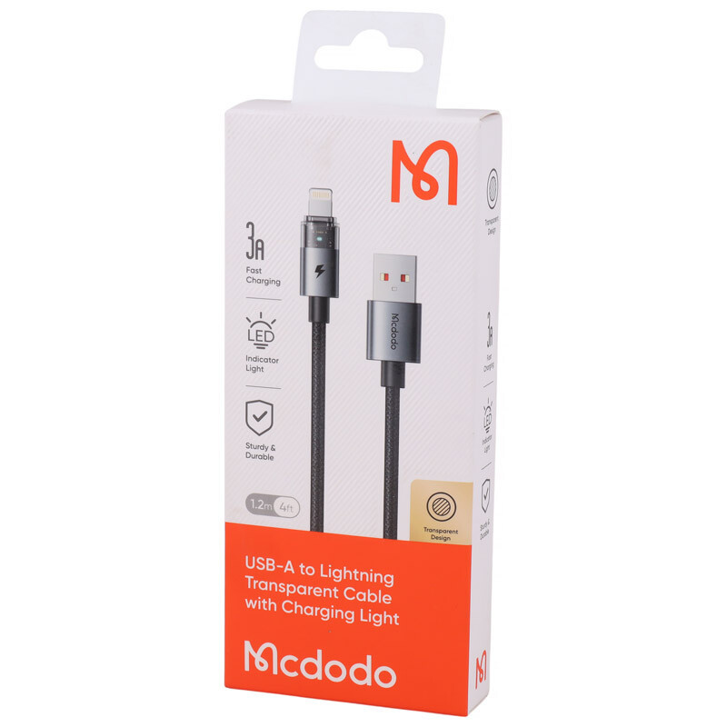 کابل آیفونی فست شارژ Mcdodo CA-691 3A 1.2m