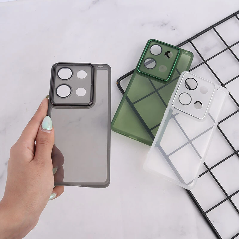 قاب Space شیائومی Redmi Note 13 Pro 4G دور محافظ متال محافظ لنزدار