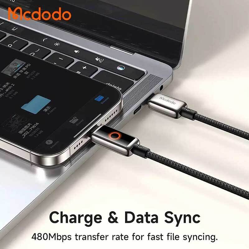 کابل تبدیل فست شارژ Mcdodo CA-668 Type-C To Type-C 100W 1.2m