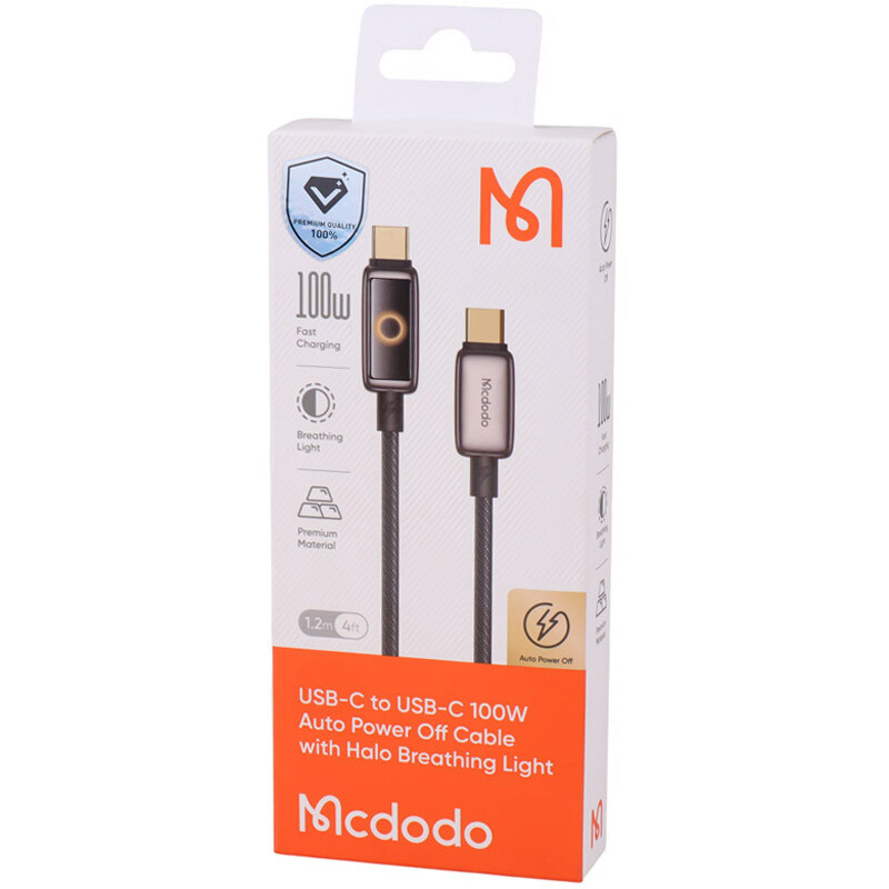 کابل تبدیل فست شارژ Mcdodo CA-668 Type-C To Type-C 100W 1.2m
