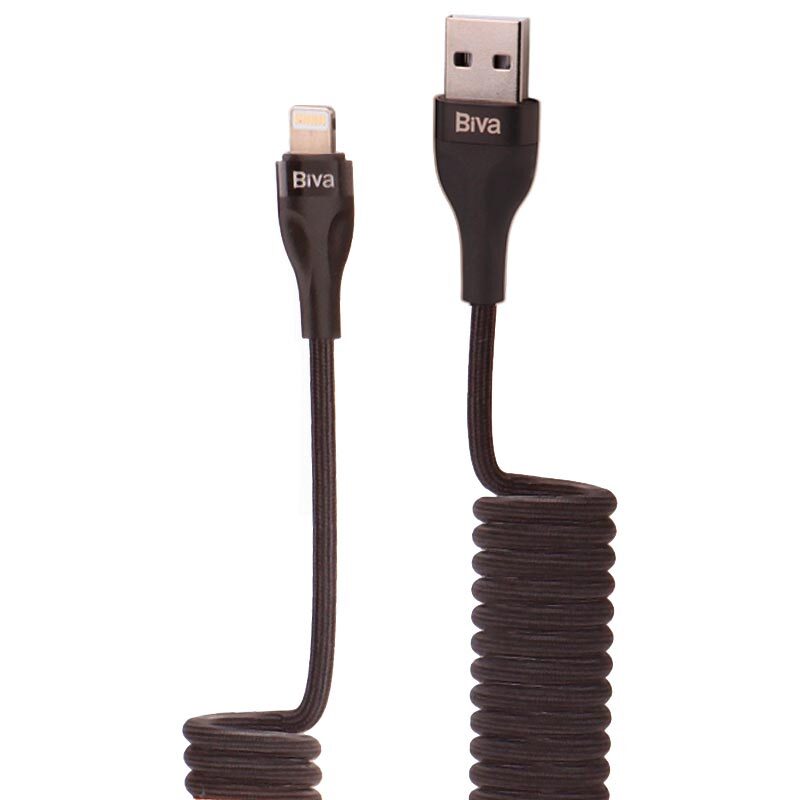 کابل آیفونی فست شارژ Biva C-25L 12W 1.8m