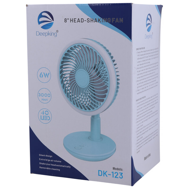پنکه رومیزی شارژی دیپ کینگ DK-123