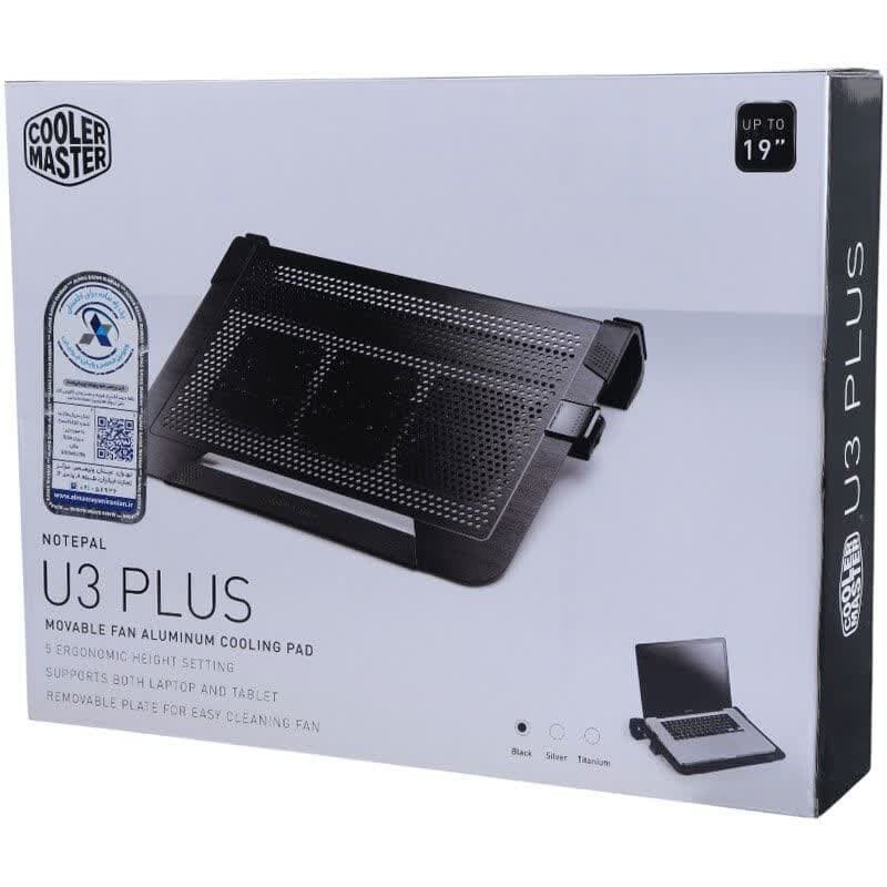کول پد لپ تاپ کولر مستر Notepal U3 Plus