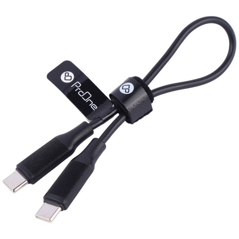 کابل تبدیل کوتاه فست شارژ ProOne PCC136 Type-C to Type-C 60W 25cm
