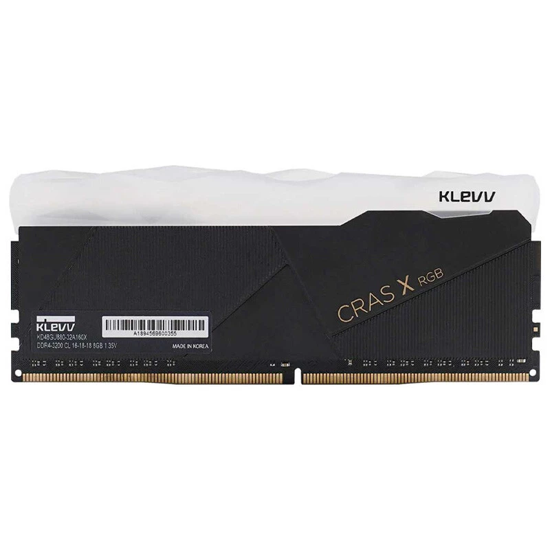 رم کامپیوتر Klevv CRAS X RGB DDR4 16GB 3200MHz CL16 Dual