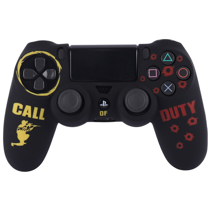 روکش دسته بازی PS4 طرح Call of duty زرد کد 3