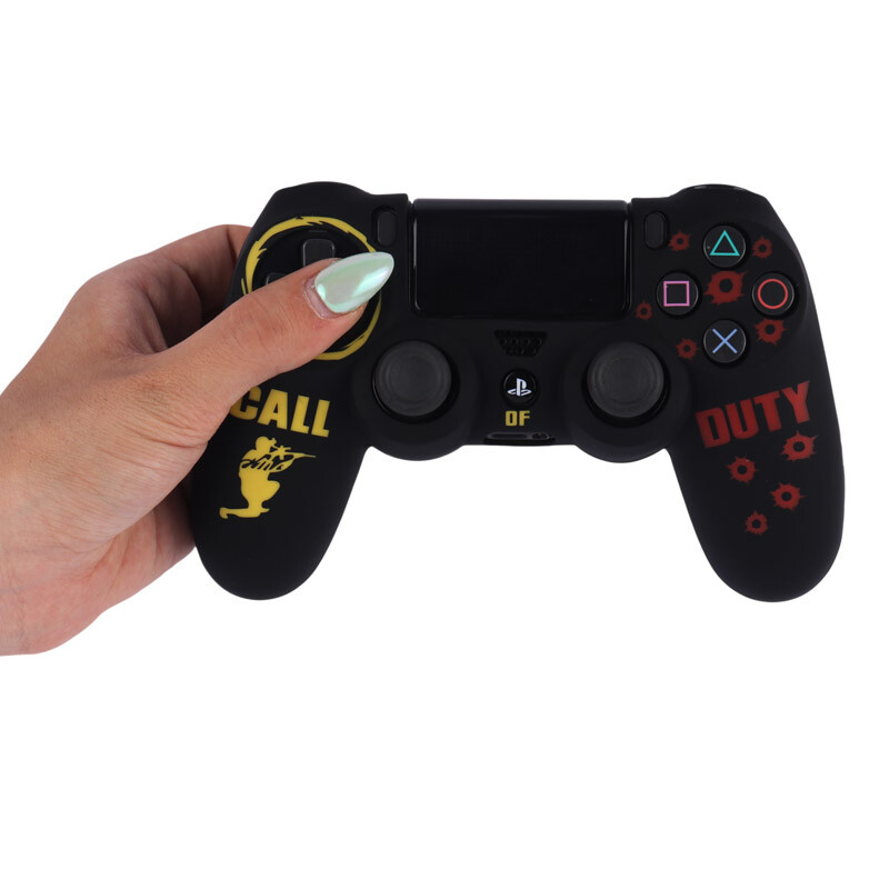 روکش دسته بازی PS4 طرح Call of duty زرد کد 3