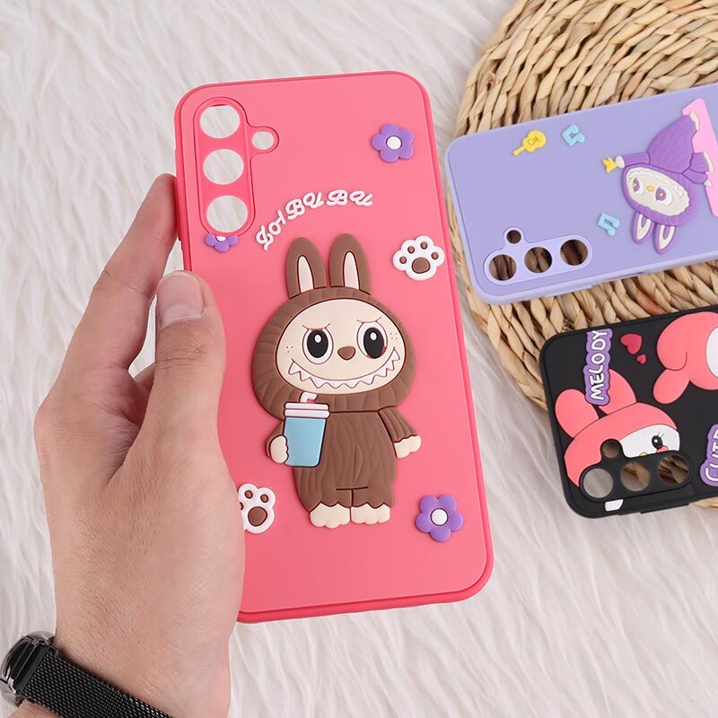 قاب سامسونگ Galaxy A25 عروسکی برجسته محافظ لنزدار
