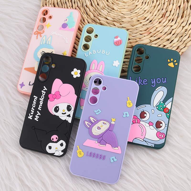 قاب سامسونگ Galaxy A15 عروسکی برجسته محافظ لنزدار