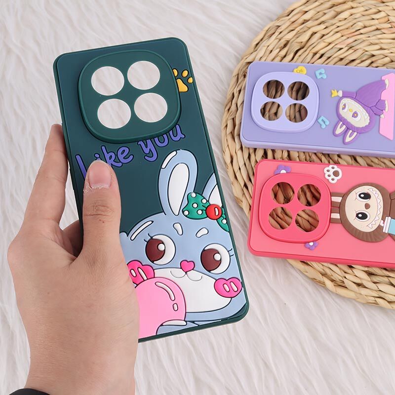 قاب شیائومی Redmi Note 14 Pro Plus 5G عروسکی برجسته محافظ لنزدار