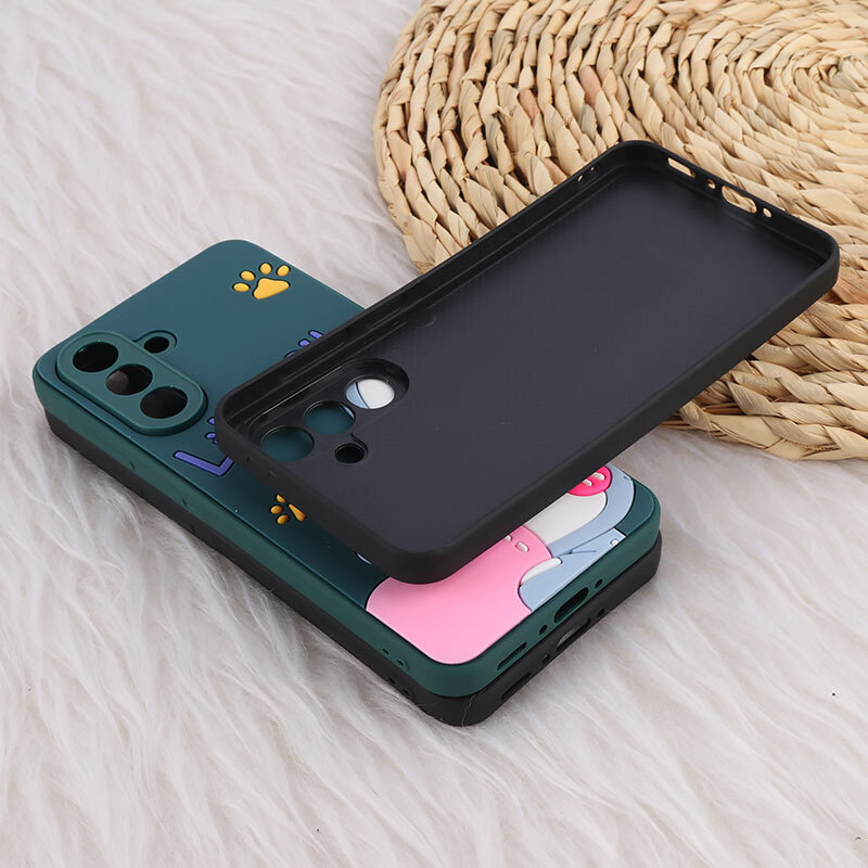 قاب سامسونگ Galaxy A56 عروسکی برجسته محافظ لنزدار