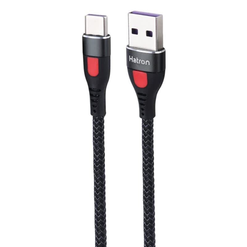 کابل تایپ سی فست شارژ Hatron HC303HB 5A 1m