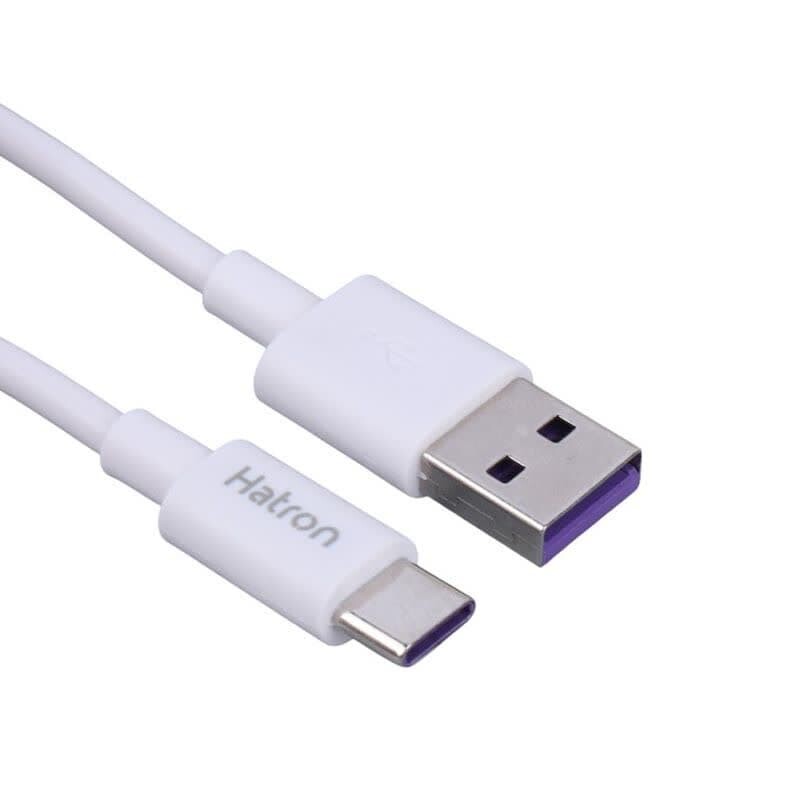 کابل تایپ سی فست شارژ Hatron HC301H 5A 1m