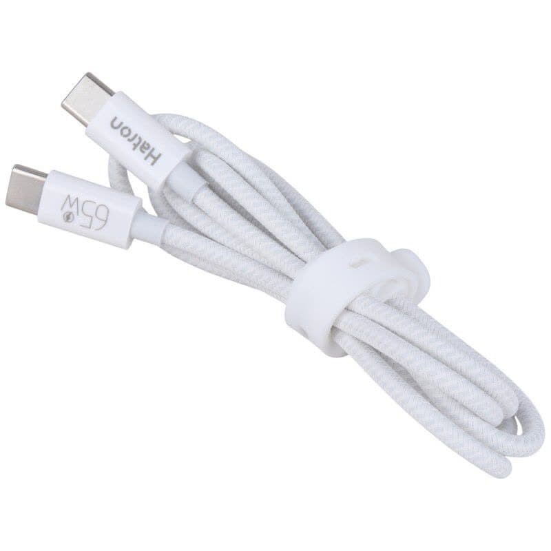 کابل تبدیل فست شارژ Hatron HC605HB Type-C To Type-C 65W 1m